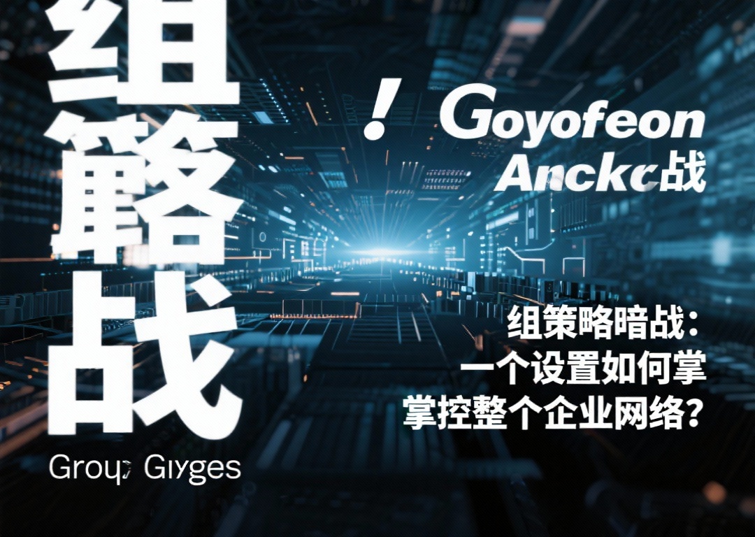 组策略暗战：一个设置如何掌控整个企业网络？