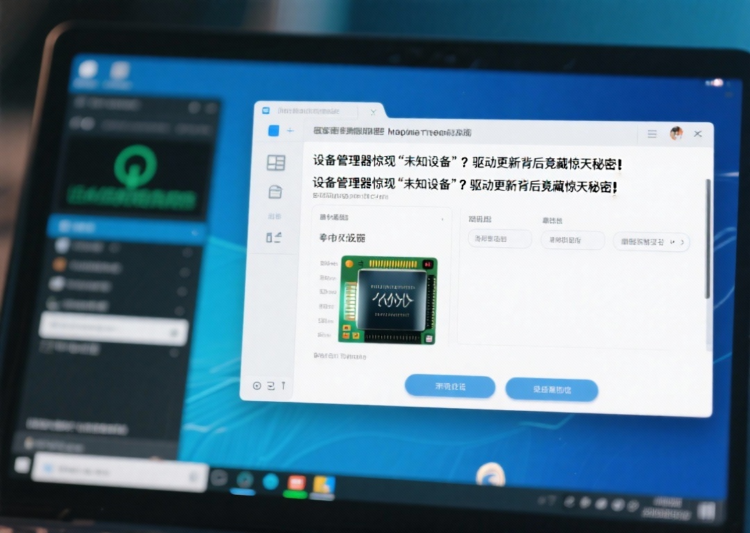 “设备管理器惊现‘未知设备’？驱动更新背后竟藏惊天秘密！”