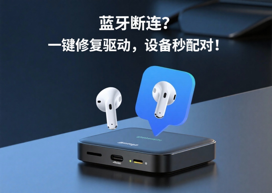 蓝牙断连？一键修复驱动，设备秒配对！